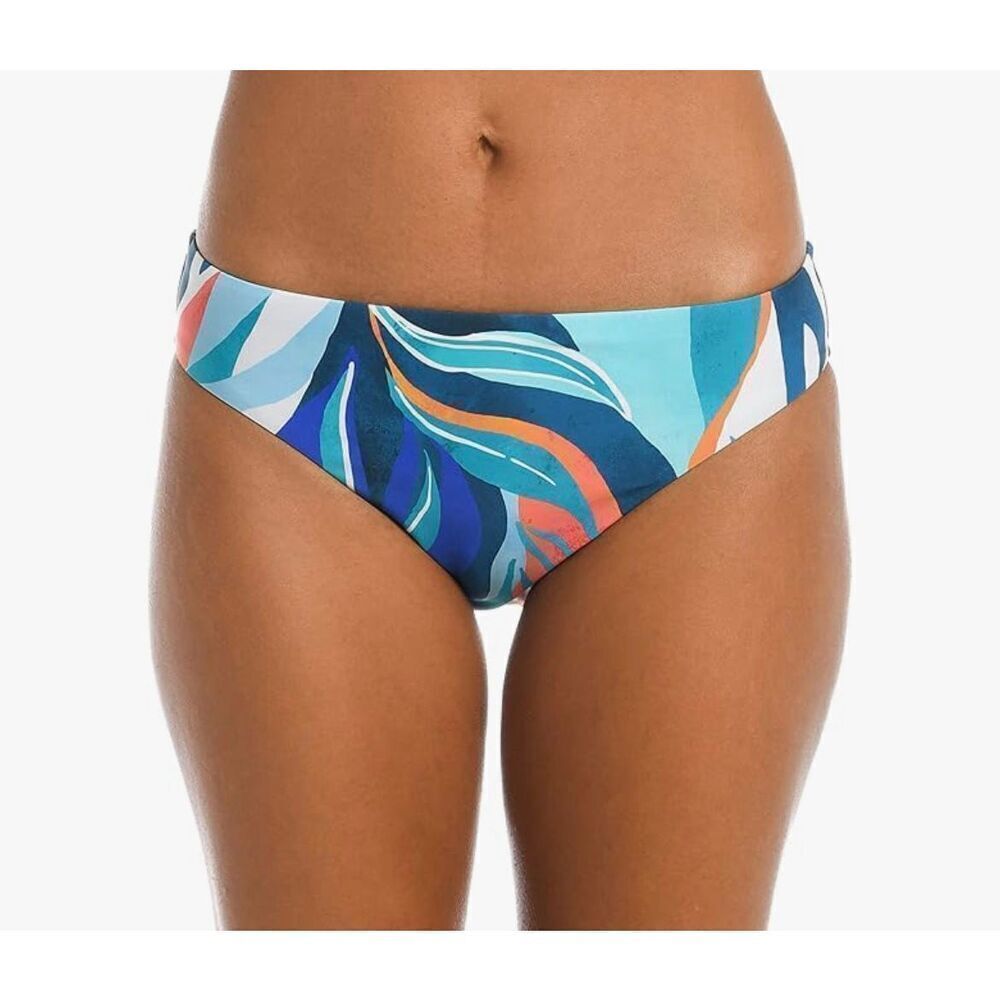 NWT La Blanca Coastal Palms Hipster Bikini Bottom Size 4